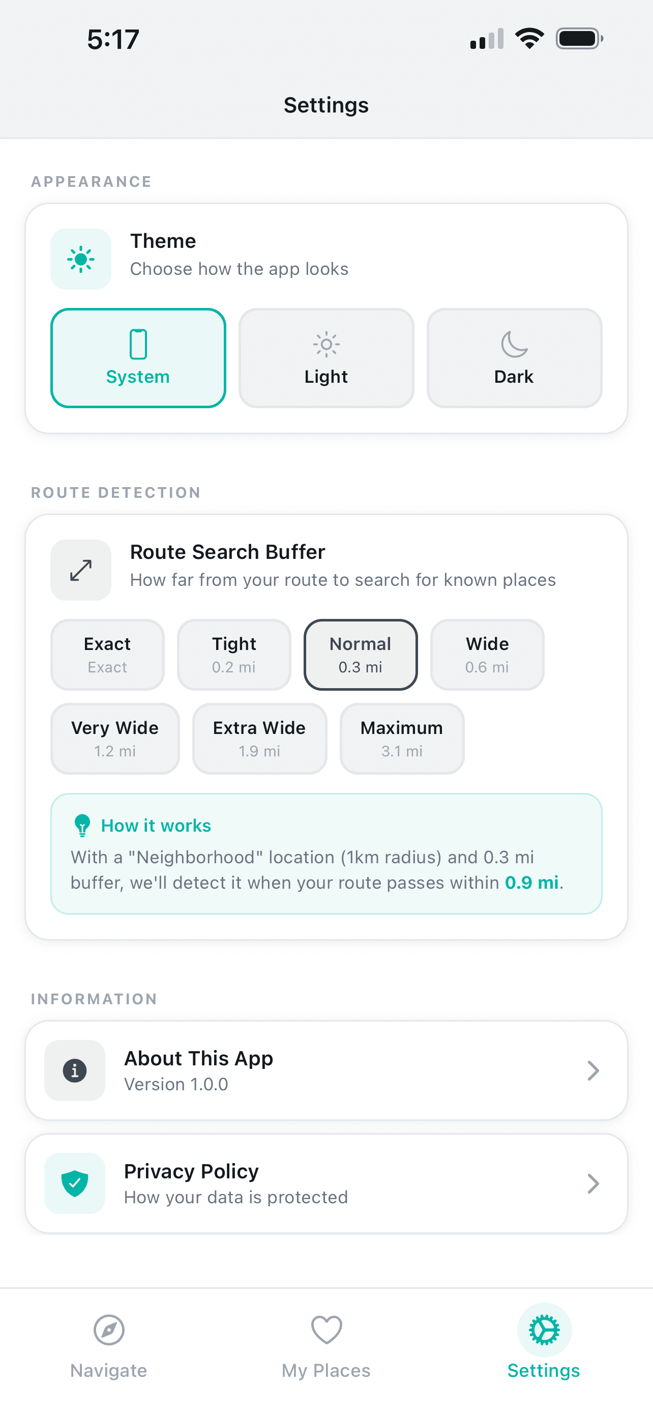 Settings - Customize your experience